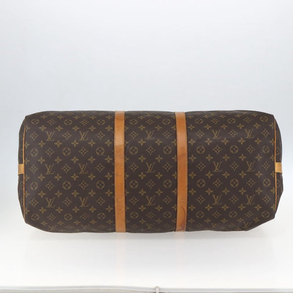 LOUIS VUITTON Monogram Keepall Bandouliere 60 Boston Bag M41412 LV Auth ka964