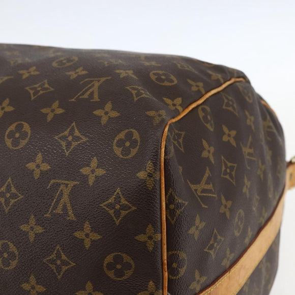 LOUIS VUITTON Monogram Keepall Bandouliere 60 Boston Bag M41412 LV Auth ka964
