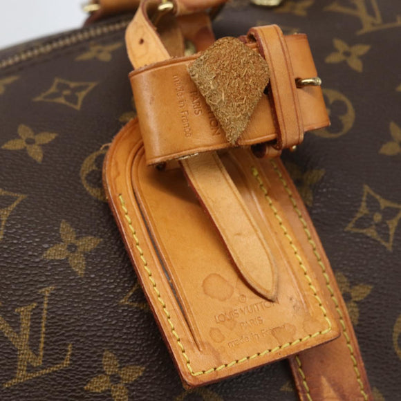 LOUIS VUITTON Monogram Keepall Bandouliere 60 Boston Bag M41412 LV Auth ka964