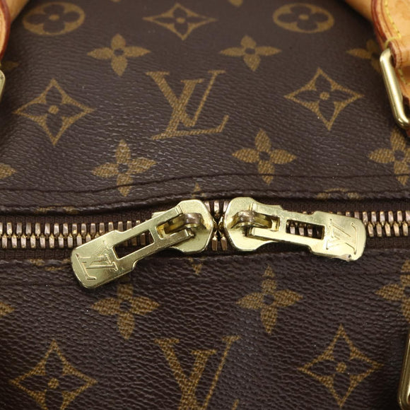 LOUIS VUITTON Monogram Keepall Bandouliere 60 Boston Bag M41412 LV Auth ka964