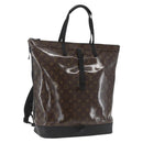 LOUIS VUITTON Monogram Eclipse Glaze Zipped Tote Backpack M43900 LV Auth ka965SAV-1