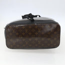 LOUIS VUITTON Monogram Eclipse Glaze Zipped Tote Backpack M43900 LV Auth ka965SAV-5