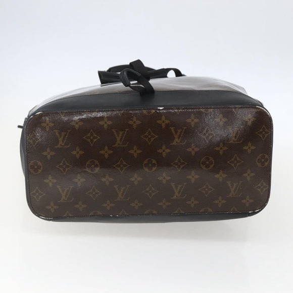 LOUIS VUITTON Monogram Eclipse Glaze Zipped Tote Backpack M43900 LV Auth ka965SAV