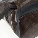 LOUIS VUITTON Monogram Eclipse Glaze Zipped Tote Backpack M43900 LV Auth ka965SAV-18