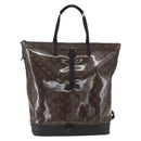 LOUIS VUITTON Monogram Eclipse Glaze Zipped Tote Backpack M43900 LV Auth ka965SAV-13