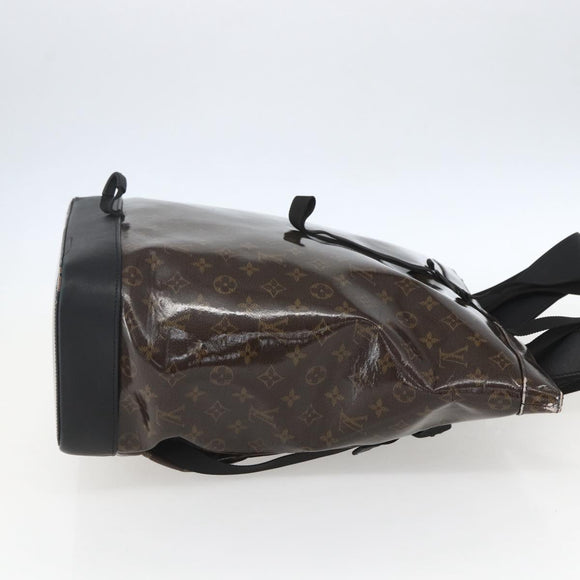 LOUIS VUITTON Monogram Eclipse Glaze Zipped Tote Backpack M43900 LV Auth ka965SAV