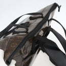LOUIS VUITTON Monogram Eclipse Glaze Zipped Tote Backpack M43900 LV Auth ka965SAV-6