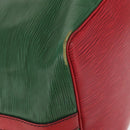 LOUIS VUITTON Epi Petit Noe Schoudertas Tweekleurig Groen Rood M44147 LV Auth ka966-15