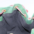 LOUIS VUITTON Epi Petit Noe Schoudertas Tweekleurig Groen Rood M44147 LV Auth ka966-19