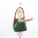 LOUIS VUITTON Epi Petit Noe Shoulder Bag Bicolor Green Red M44147 LV Auth ka966-23