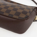 LOUIS VUITTON Damier Ebene Trousse Make-up-Täschchen N51982 LV Auth ka981-14