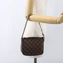 LOUIS VUITTON Damier Ebene Trousse Make-up-Täschchen N51982 LV Auth ka981-22