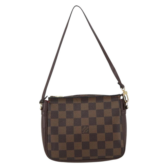 LOUIS VUITTON Damier Ebene Trousse Make-up-Täschchen N51982 LV Auth ka981