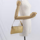 LOUIS VUITTON Epi Pochette Accessoires Pouch Vanilla M5294A LV Auth ka982-20