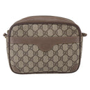 GUCCI GG Supreme Shoulder Bag PVC Beige Gold 007 115 6423 Auth ka987-2