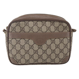 GUCCI GG Supreme Shoulder Bag PVC Beige Gold 007 115 6423 Auth ka987 - 0