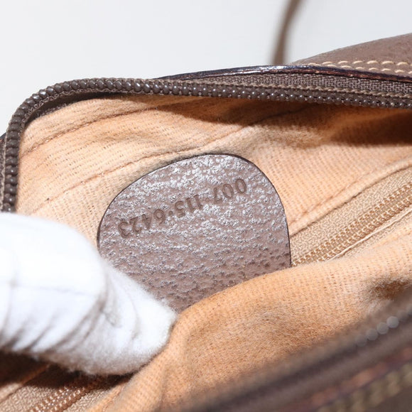 GUCCI GG Supreme Shoulder Bag PVC Beige Gold 007 115 6423 Auth ka987