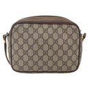GUCCI GG Supreme Shoulder Bag PVC Beige Gold 007 115 6423 Auth ka987-3
