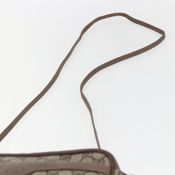 GUCCI GG Supreme Shoulder Bag PVC Beige Gold 007 115 6423 Auth ka987