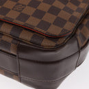 LOUIS VUITTON Damier Ebene Bastille Shoulder Bag N45258 LV Auth ka989-15
