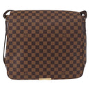 LOUIS VUITTON Damier Ebene Bastille Shoulder Bag N45258 LV Auth ka989-13