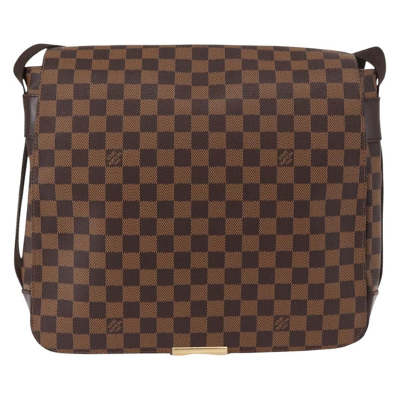 LOUIS VUITTON Damier Ebene Bastille Shoulder Bag N45258 LV Auth ka989