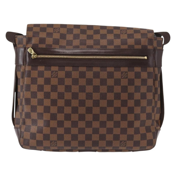 LOUIS VUITTON Damier Ebene Bastille Shoulder Bag N45258 LV Auth ka989