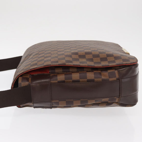 LOUIS VUITTON Damier Ebene Bastille Shoulder Bag N45258 LV Auth ka989