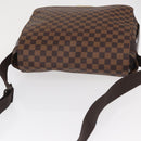 LOUIS VUITTON Damier Ebene Bastille Shoulder Bag N45258 LV Auth ka989-6