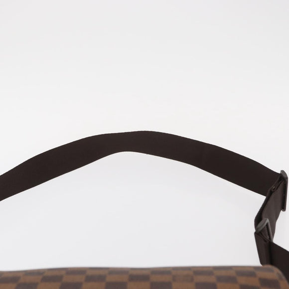 LOUIS VUITTON Damier Ebene Bastille Shoulder Bag N45258 LV Auth ka989
