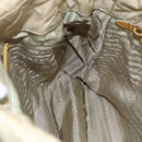 PRADA Hand Bag Nylon 2way Beige Gold Auth ka990-22