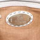 FENDI Tote Bag Raffia Beige Auth ka991-15