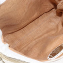 FENDI Tote Bag Raffia Beige Auth ka991-17