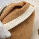 FENDI Tote Bag Raffia Beige Auth ka991-21