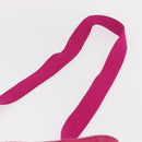 PRADA Canapa PM Hand Bag Canvas 2way Pink Gold Auth ka996-10