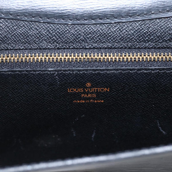 LOUIS VUITTON Epi Art Deco Clutch Bag Black M52632 LV Auth ka998