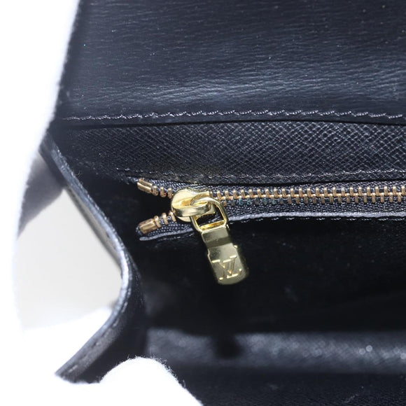 LOUIS VUITTON Epi Art Deco Clutch Bag Black M52632 LV Auth ka998