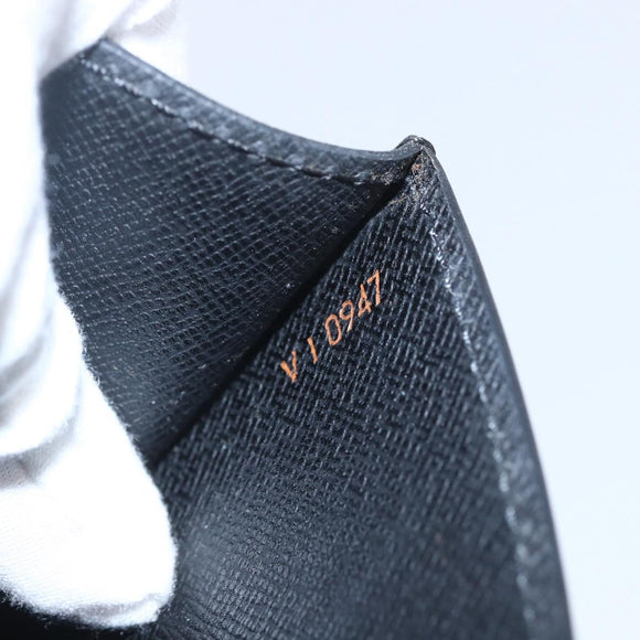 LOUIS VUITTON Epi Art Deco Clutch Bag Black M52632 LV Auth ka998