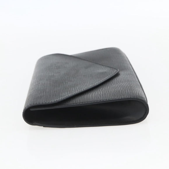 LOUIS VUITTON Epi Art Deco Clutch Bag Black M52632 LV Auth ka998