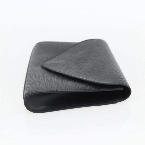 LOUIS VUITTON Epi Art Deco Clutch Bag Black M52632 LV Auth ka998