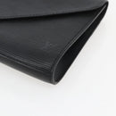 LOUIS VUITTON Epi Art Deco Clutch Bag Black M52632 LV Auth ka998-7