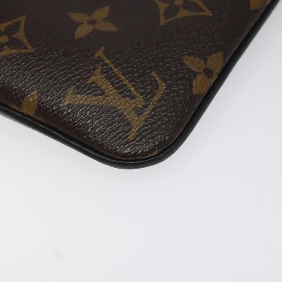 LOUIS VUITTON Monogram Zipped Pouch M67814 LV Auth KD010