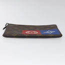 LOUIS VUITTON Monogram Zipped Pouch M67814 LV Auth KD010-7