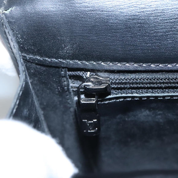 LOUIS VUITTON Epi Pochette Arche Shoulder Bag Black Noir M52572 LV Auth KD014