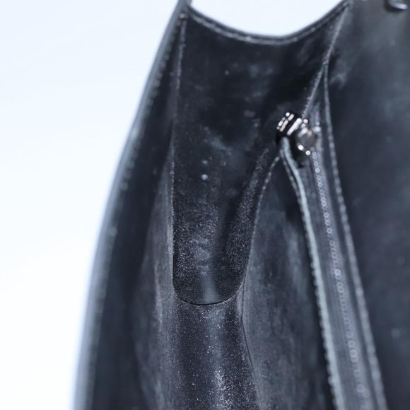 LOUIS VUITTON Epi Pochette Arche Shoulder Bag Black Noir M52572 LV Auth KD014