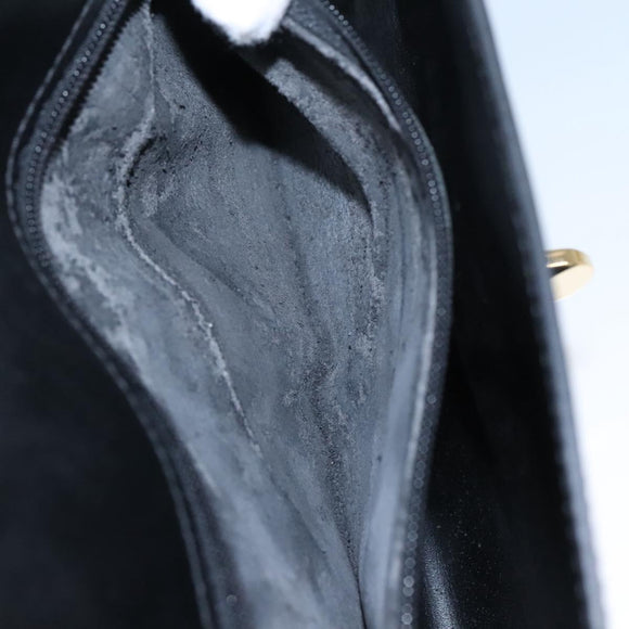 LOUIS VUITTON Epi Pochette Arche Shoulder Bag Black Noir M52572 LV Auth KD014