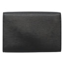 LOUIS VUITTON Epi Pochette Arche Shoulder Bag Black Noir M52572 LV Auth KD014-2