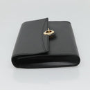 LOUIS VUITTON Epi Pochette Arche Shoulder Bag Black Noir M52572 LV Auth KD014-3