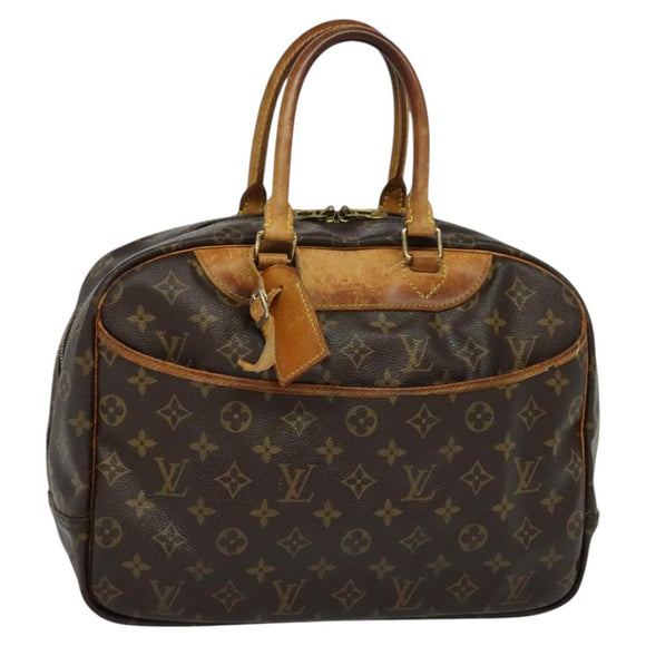 LOUIS VUITTON Monogram Deauville Hand Bag M47270 LV Auth KD016
