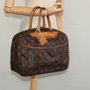 LOUIS VUITTON Monogram Deauville Hand Bag M47270 LV Auth KD016-27